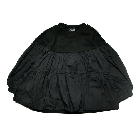 【130~150】★NEEDLEWORKS★肉厚天竺ローンギャザーTシャツ(2224012j)